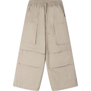 【山本凉凉裤】夏速干伞兵裤棉锦透气山系工装裤休闲裤宽松男童