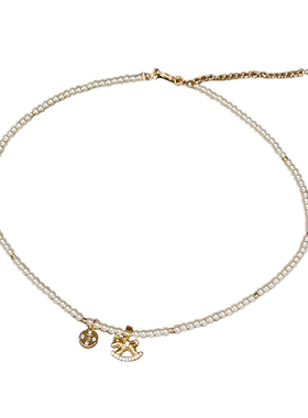 珍珠木马项链女高级感轻奢