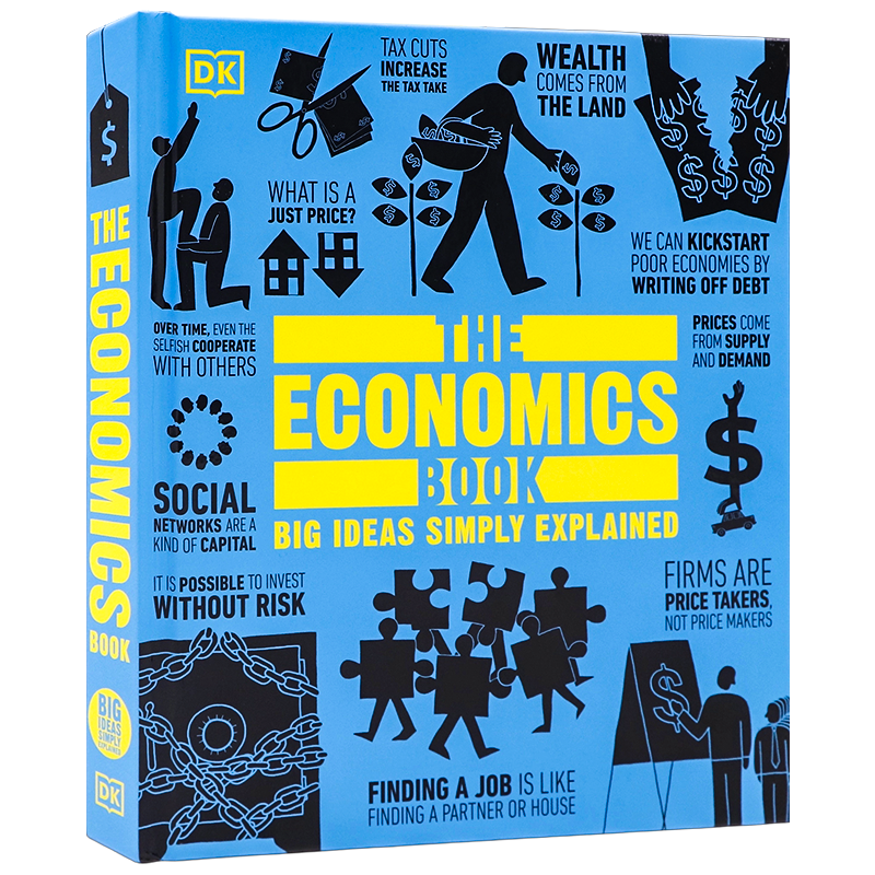 DK经济学百科全书英文原版The Economics Book Big Ideas Simply Explained图文解读科普商业商务经济学知识科普读物 精美信息图表