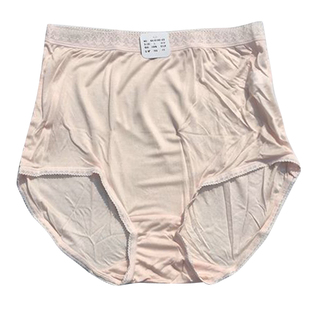 台湾名品过肚脐女高腰真丝内裤超细真丝针织包臀三角裤全桑蚕丝