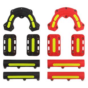 适用铃木UY豪爵UHR150AFR125摩托车保险杠防撞块护杠保护防摔抱块