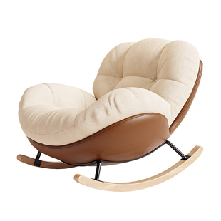 2026新款蛋壳摇椅躺椅客厅家用休闲懒人沙发阳台可躺可睡摇摇椅子