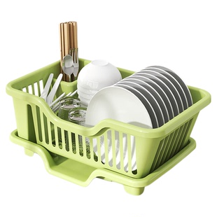 沥水碗盘架餐具置物架碗碟收纳架水槽厨房家用台面碗柜碗筷收纳盒