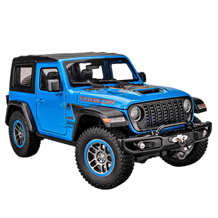 超大号吉普jeep牧马人车模1比18越野汽车模型仿真合金玩具车男孩