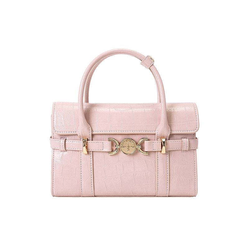 Chio’2nd小方包包女2025新款粉色日常通勤腋下手提包单肩斜挎包