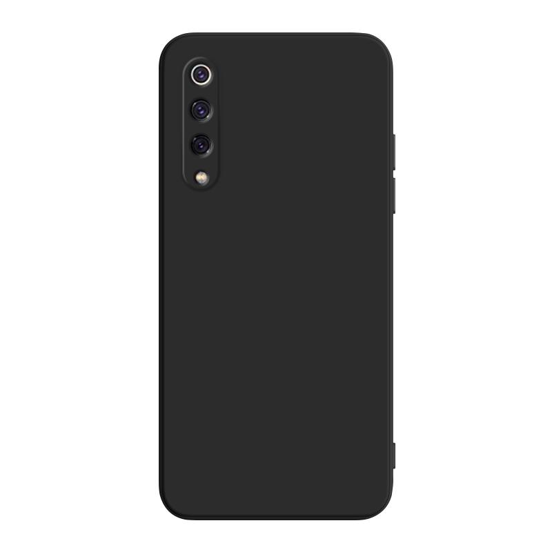 皑晨适用于小米9手机壳A软胶m1902f1a简约米九耐脏xiaomi 9纯黑miui保护套mi9探索商务MI九全包M1902F1A纯色
