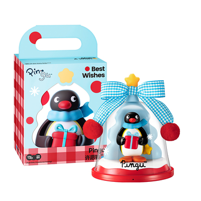 马克图布Pingu许愿铃摆件灯卧室睡眠床头台灯充电语音生日礼物