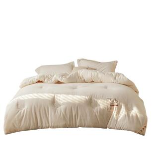 无印良品棉花被里外全棉夏被被棉被冬空调被纯棉花被子春秋棉被芯