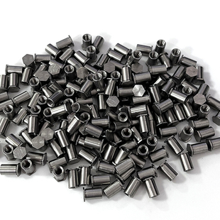 304不锈钢盲孔压铆螺母柱螺套铆柱BSOS M3*3*4*5*6*8~50小外径4.2