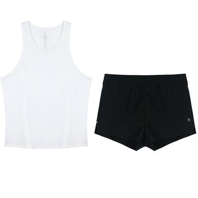 乔丹运动套装男背心短裤两件套