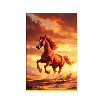 【热销】马到成功落地挂画装饰画