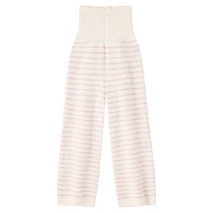 BE半边绒睡裤女高腰长裤秋冬暖宫裤冬季孕妇家居裤加绒加厚珊瑚绒