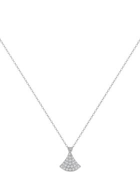 满钻小裙子项链轻奢小众配饰