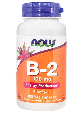 美国进口维生素b2100mg100粒