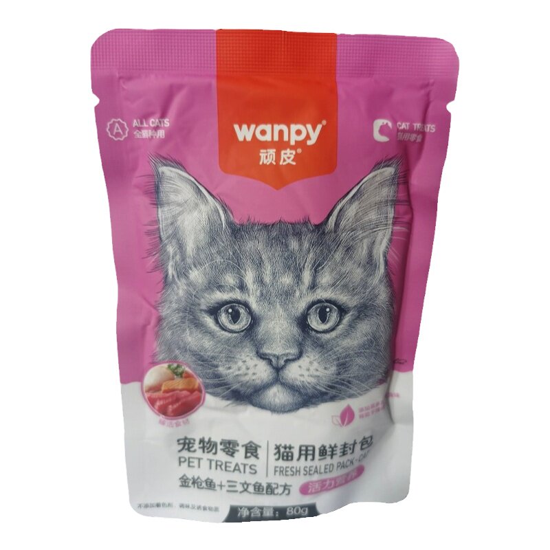 Wanpy顽皮鲜封包猫咪补水湿粮