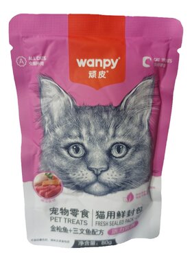 Wanpy顽皮鲜封包猫咪补水湿粮