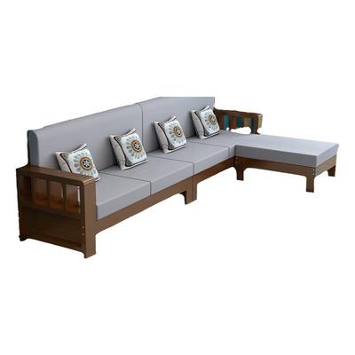 实木组合沙发大小户型简约现代