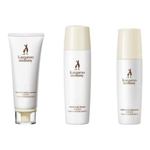 袋鼠妈妈准孕妇可用护肤品大米水乳保湿套装精粹保湿肌肤官方正品