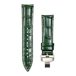 意大利手工鳄鱼纹真皮表带20mm/22mm适配劳力士/欧米茄/万国/积家