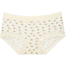 六只兔子亲肤透气碎花三角裤女中腰不闷汗