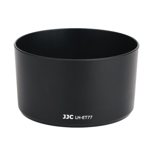 JJC 适用佳能ET-77遮光罩 RF 85mm f2/85mm f1.8/100-300mm/135mm f1.2/100mm f2镜头配件R5 R6微单相机镜头