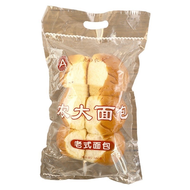 农大老式面包 农大面包6块装原味微酸 哈尔滨特产无添加早餐零食