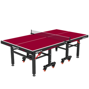 TIBHAR德国挺拔专业乒乓球桌家用室内折叠可移动标准乒乓球台案子