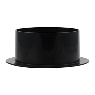 ABS新风系统转接口风机法兰接头天方地圆管道通风口金属斜直法兰