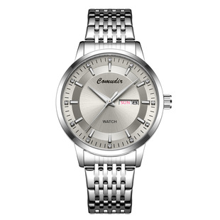 瑞士品质全自动机械镂空石英机芯男士手表商务名表防水潮夜光日历