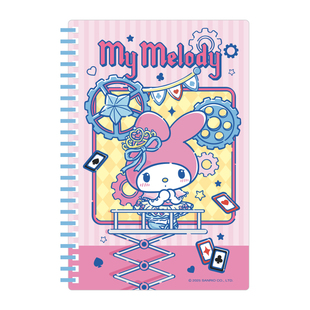 广博三丽鸥升级软线圈本子镭射笔记本本子口袋本中小学生专用日记本手账本手帐本记事本作业登记本胡桃夹子