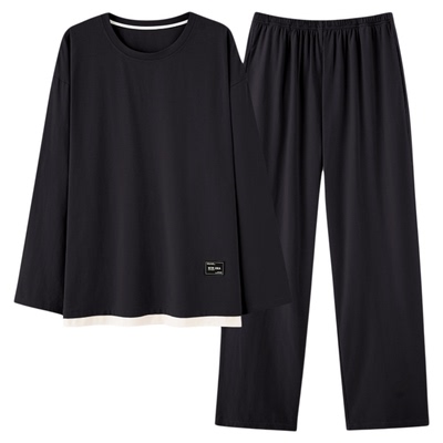 都市丽人睡衣男士春秋款2025新款