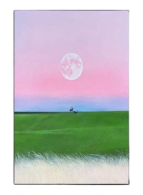 轻奢简约油画风家居装饰画抽象艺术感客厅玄关卧室背景墙挂画