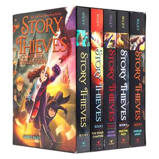 故事小偷全套5本礼盒装 英文原版 Story Thieves Complete Collection 儿童奇幻冒险小说 James Riley 纽约时报畅销书籍课外阅读
