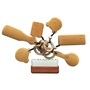 远山工花梨木文玩高档万毛刷纳米刷软毛刷玉竹刷核桃竹根雕蟾刷子