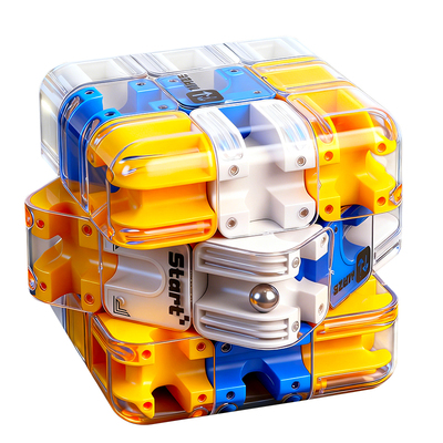 3D滚珠迷宫魔方三阶对战PK逻辑思维专注力益智玩具儿童解压训练