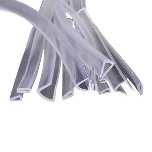 透明U型密封条玻璃桌椅包边条木板钢板防割条防撞防尘防滑U形橡胶