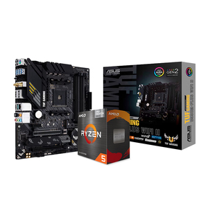 AMD锐龙R5 5500GT/5600GT/R7 5700X3D搭华硕B450/B550主板CPU套装