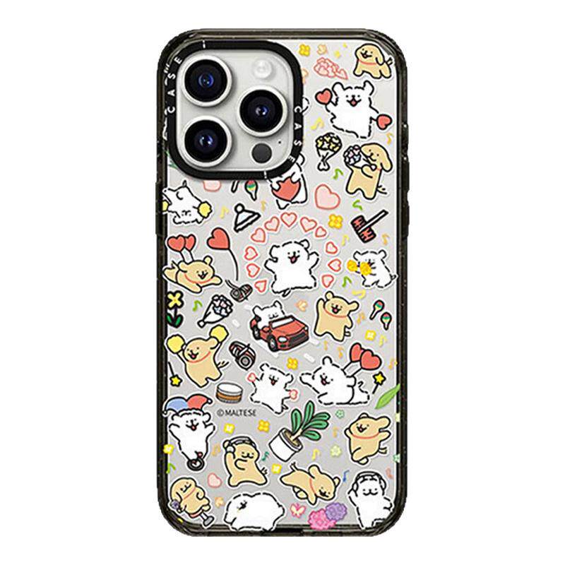 CASETiFiY联名夏日线条小狗17pro适用于iPhone16promax苹果15plus手机壳14磁吸13卡通12可爱华强北平替潮壳女