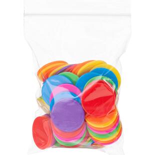 儿童奖励卡积分币塑料空白币小圆片培训班小金币乐学币小学生早教幼儿园数学圆形奖励卡40mm小学生奖励卡定制