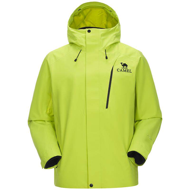 【骆驼追风者2.0】女装冲锋衣三合一春秋夹克防风防水可拆卸外套