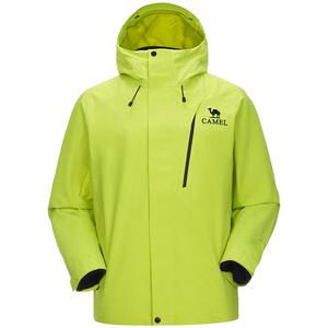 【骆驼追风者2.0】女装冲锋衣三合一春秋夹克防风防水可拆卸外套