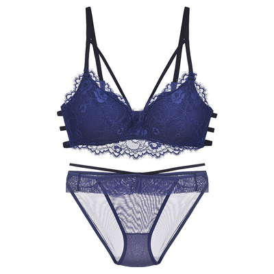 性感内衣小胸聚拢美背无痕套装