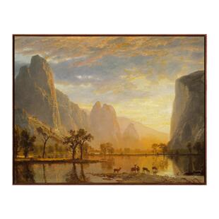 比尔史伯特-俯瞰优胜美地版画客厅装饰画玄关挂画卧室壁画风景画