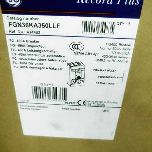 议价GE通用断路器 FG400 FGN36KA350LLF FGN306F400LF FGTKA3L035