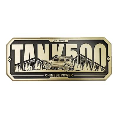 坦克500个性金属车标改装定制