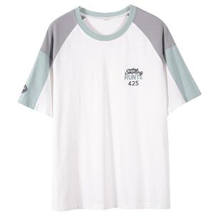 初中生休闲运动套装学生t恤夏季13岁套服短袖纯棉高中少女两件套