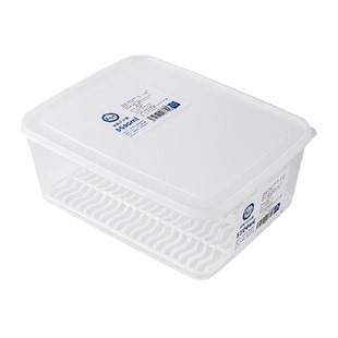 日本家之物语抗菌保鲜盒食品级储藏盒冷冻室专用冰箱收纳盒整理盒