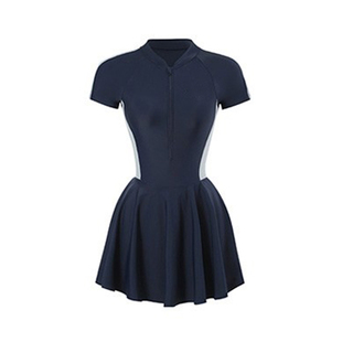 连体泳衣女款2025新款夏微胖女孩遮肉保守纯欲连身大码胖mm游泳装