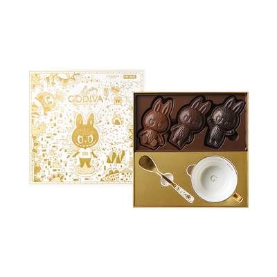 【惊喜联名】Godiva 歌帝梵拉布布联名款杯勺礼盒 可可黑巧克力
