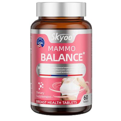 skyoo美国进口乳腺健康片女性适用60片装口服美容营养品一天2粒